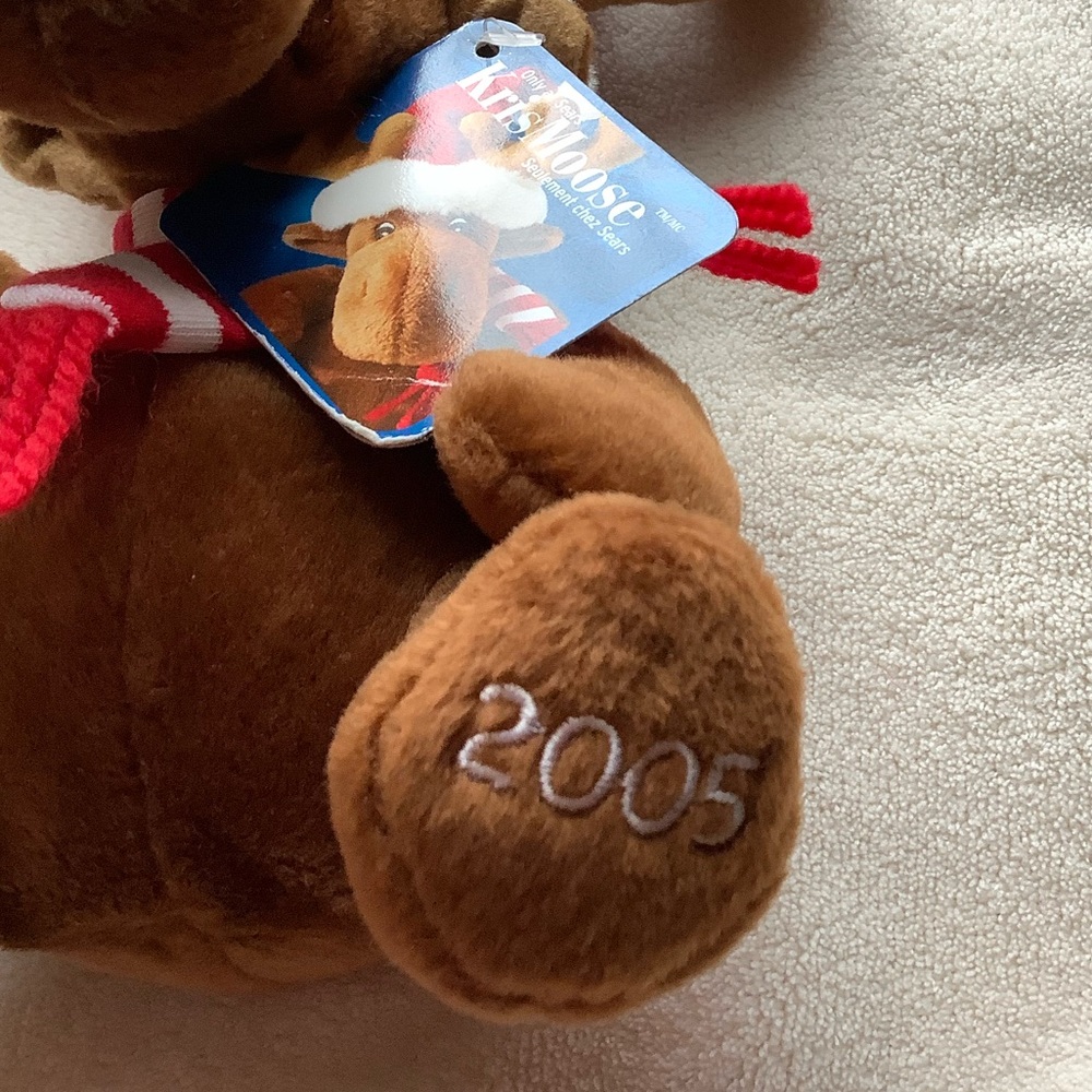 SEARS Vintage Holiday Plush 7 Pce Set 1999 to 2005 Stuffed Animal Christmas Lot - Picture 16 of 16